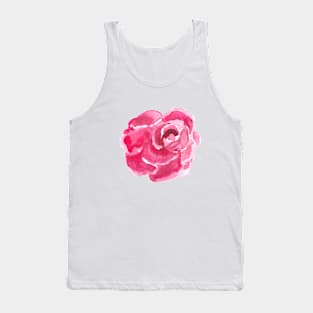 pink rose watercolour Tank Top